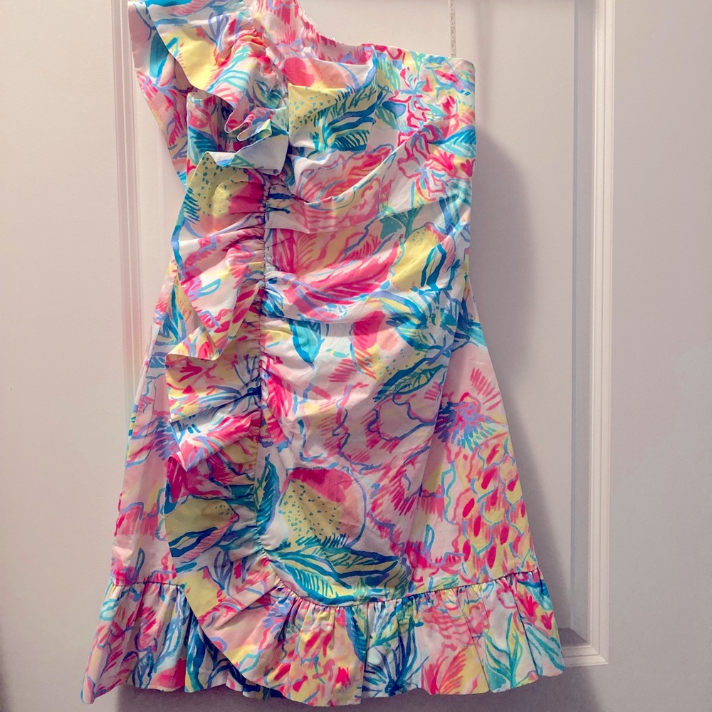 Lilly Pulitzer One Shoulder Dress